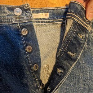 Levi's RIBCAGE STRAIGHT ANKLE UTILITY WOMEN'S JEANS